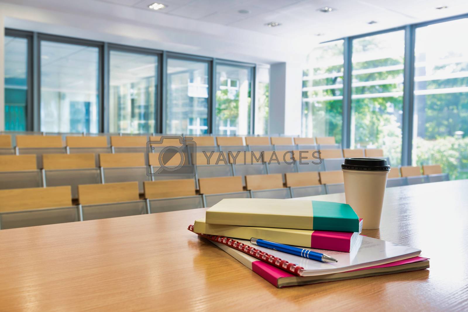 Royalty free image of Photo of empty classroom in school by moodboard