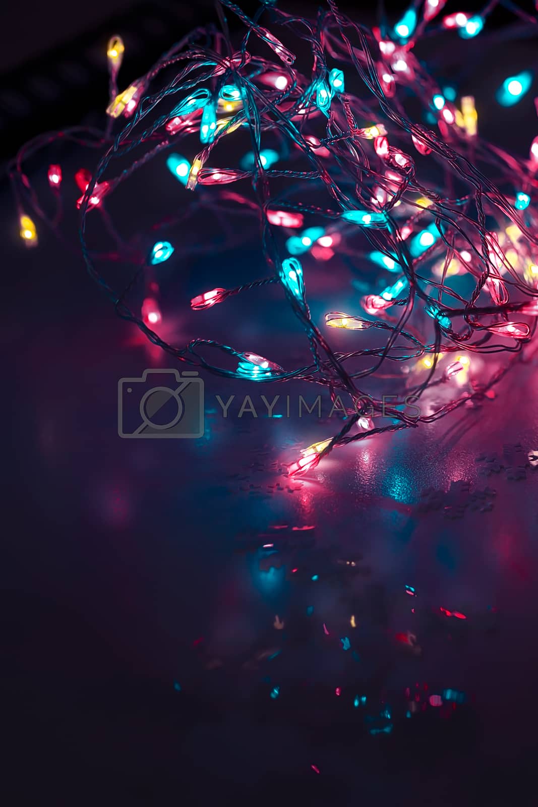 Royalty free image of Party lights background by Anna_Omelchenko