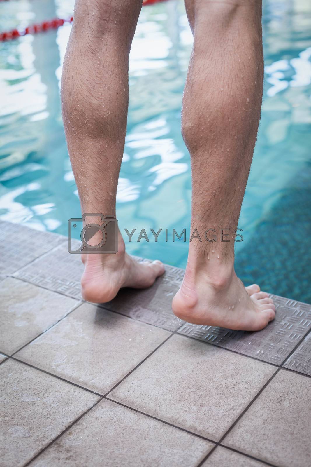 Royalty free image of Close up of masculine feet by Wavebreakmedia