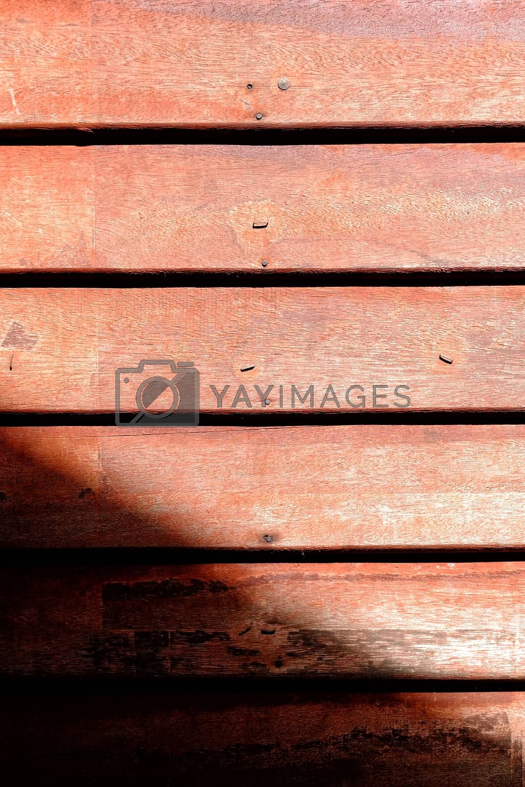 Royalty free image of Wood Wall with Sun Light. by mesamong