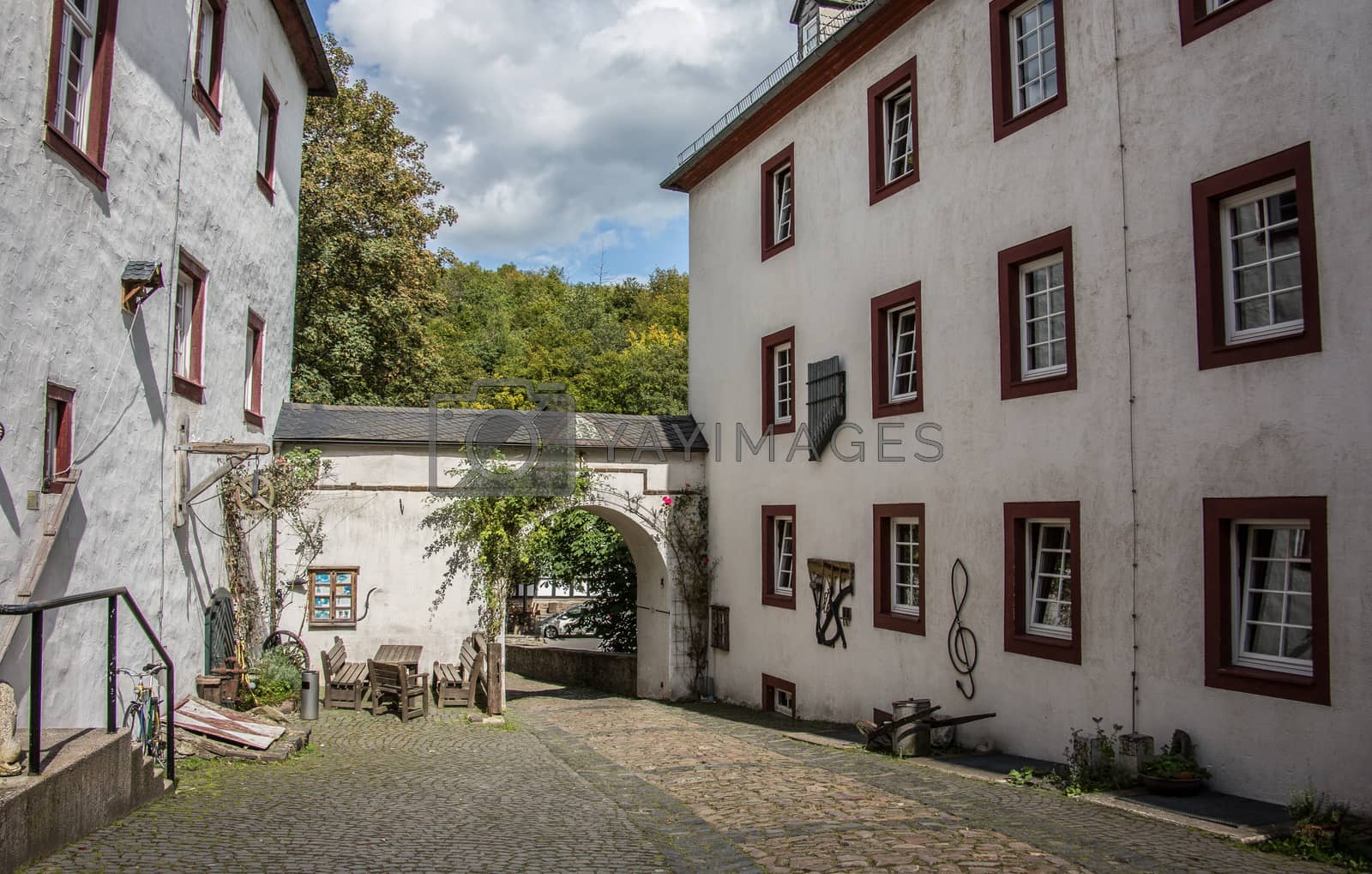 Royalty free image of Bilstein Castle as a youth hostel by Dr-Lange