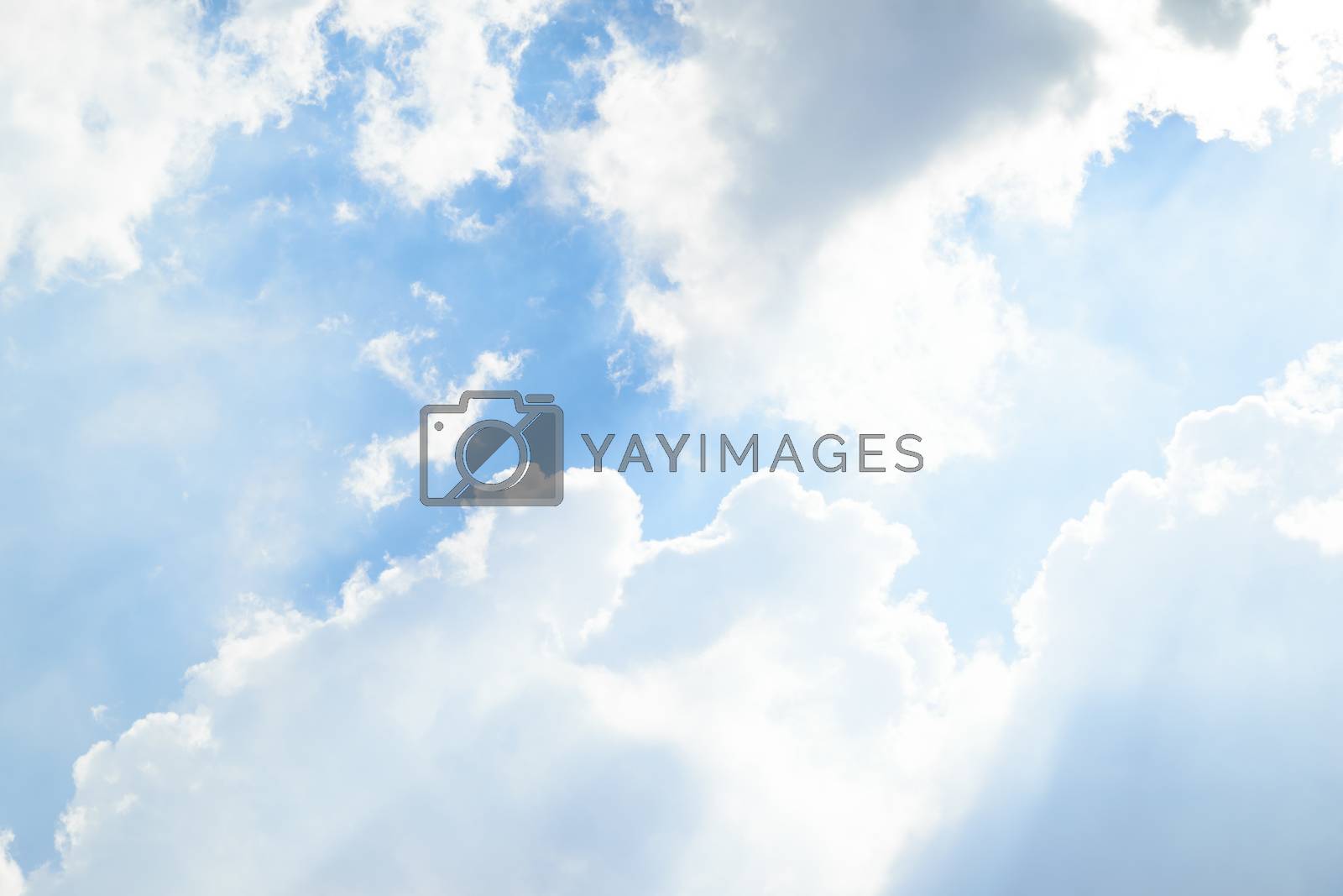 Royalty free image of Blue sky cloud by PongMoji