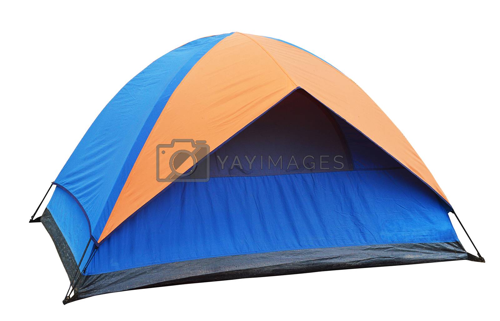 Royalty free image of blue Tent isolated by Nu1983