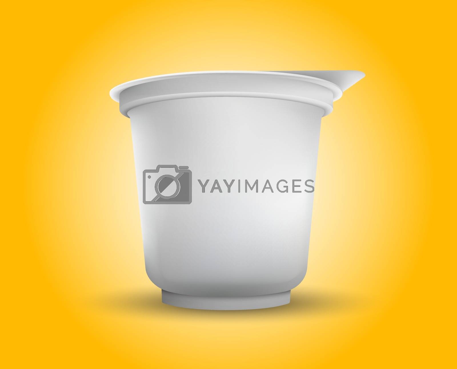 Royalty free image of Vector Blank White Foil Food Packaging llustration Isolated Mock by ckybes