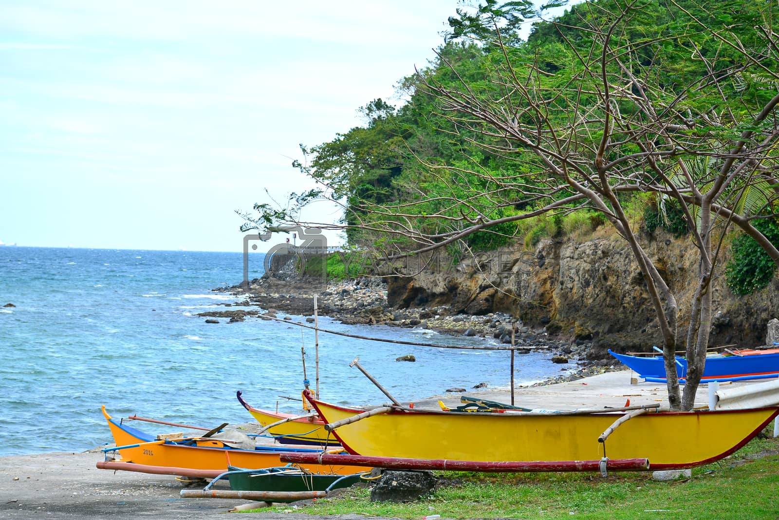 Royalty free image of Corregidor island boat dock in Cavite, Philippines by imwaltersy