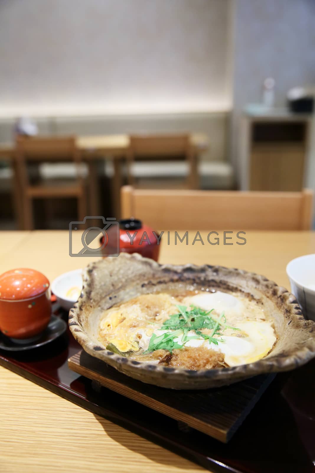 Royalty free image of tonkatsu , Pork cutlet  by piyato