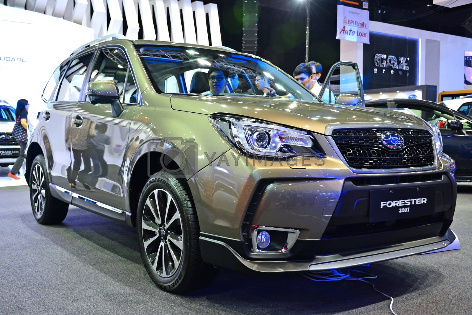 Royalty free image of Subaru forester at Manila International Auto Show in Pasay, Phil by imwaltersy
