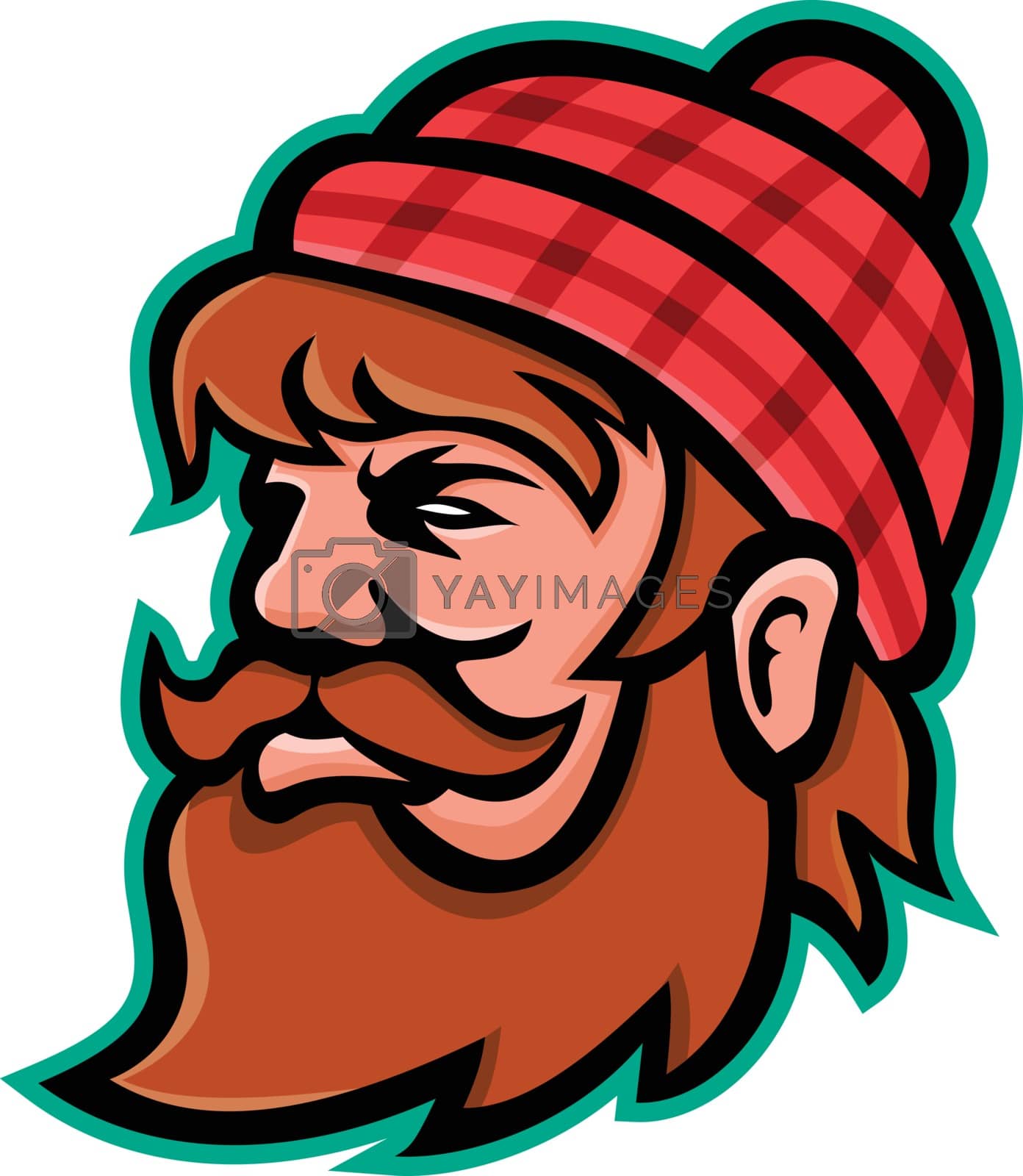 Royalty free image of Paul Bunyan Lumberjack Mascot by patrimonio