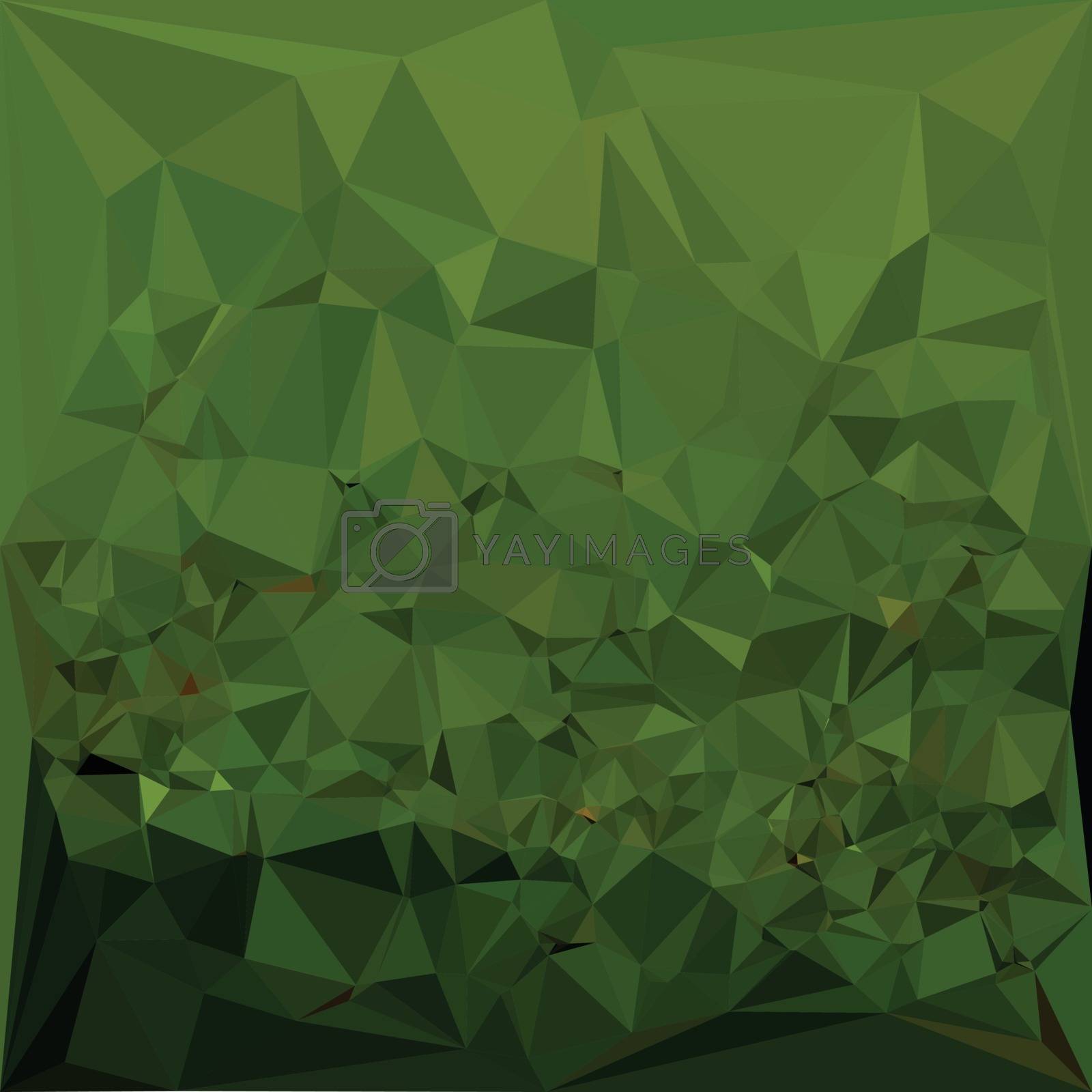 Royalty free image of Chlorophyll Green Abstract Low Polygon Background by patrimonio