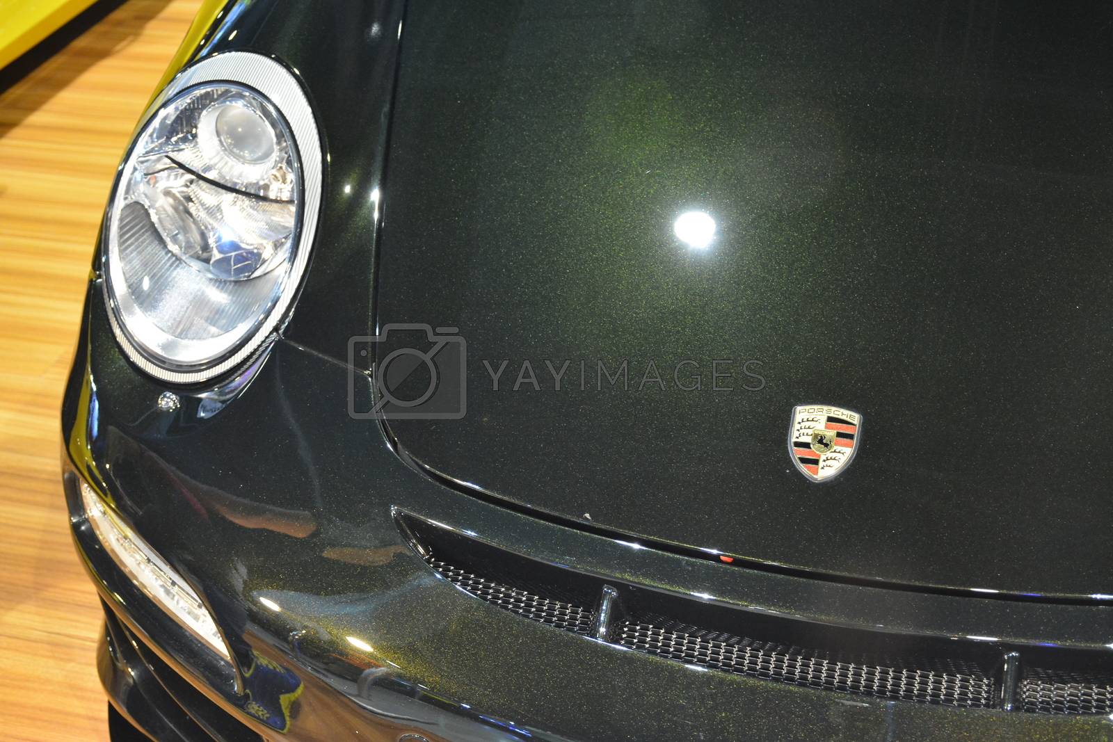 Royalty free image of Porsche sports car at Manila Auto Salon car show in Pasay, Phili by imwaltersy