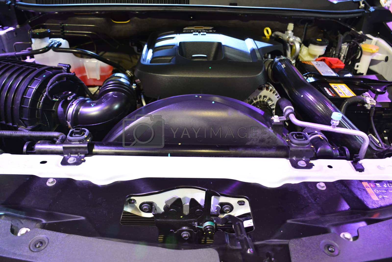 Royalty free image of Chevrolet trailblazer phoenix suv engine at Manila International by imwaltersy