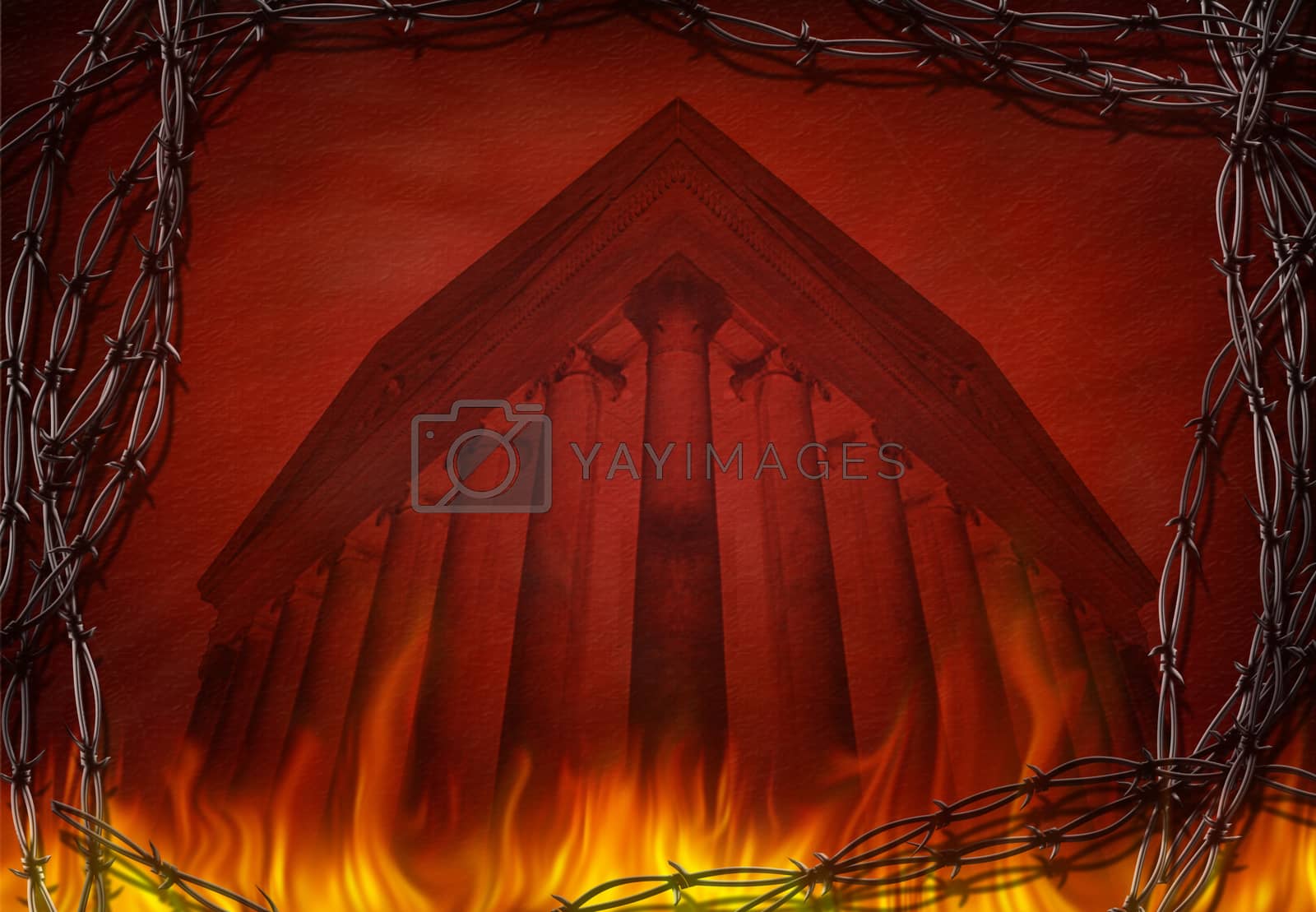 Royalty free image of Burden Temple by applesstock