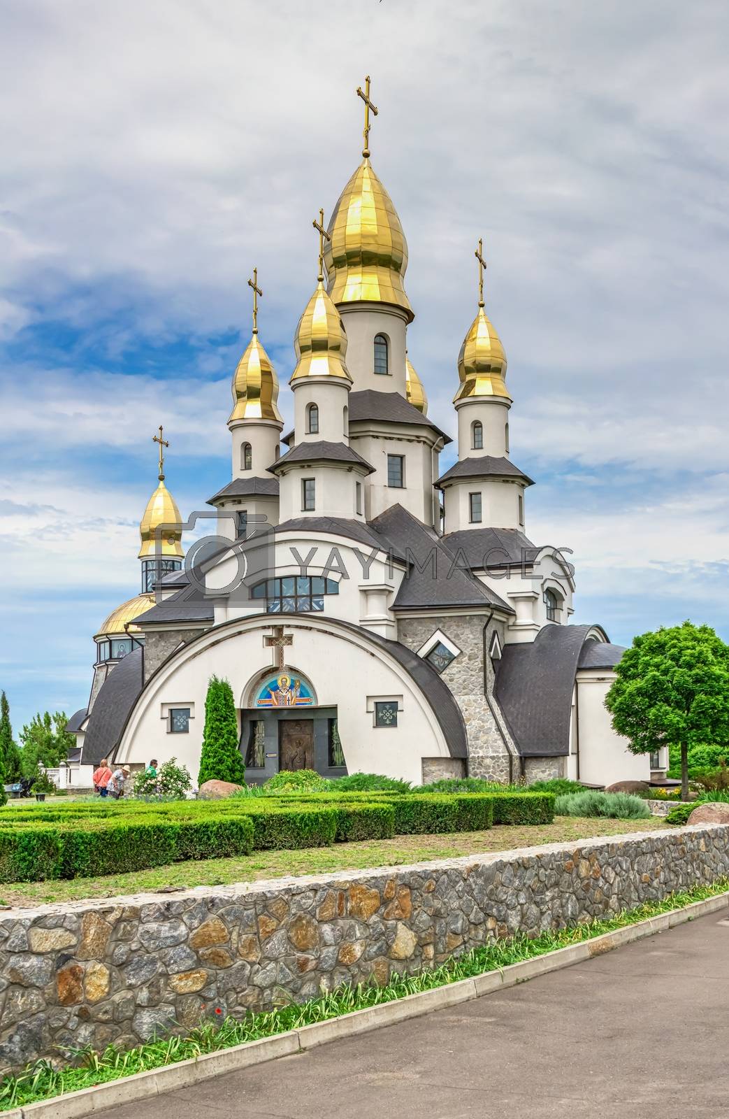 Royalty free image of Temple Complex with landscape Park in Buki, Ukraine by Multipedia