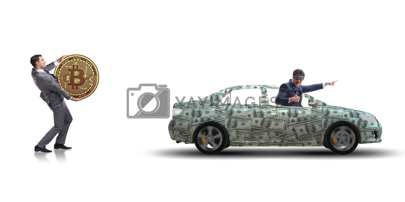 Royalty free image of Concept of car purchase on credit terms by Elnur