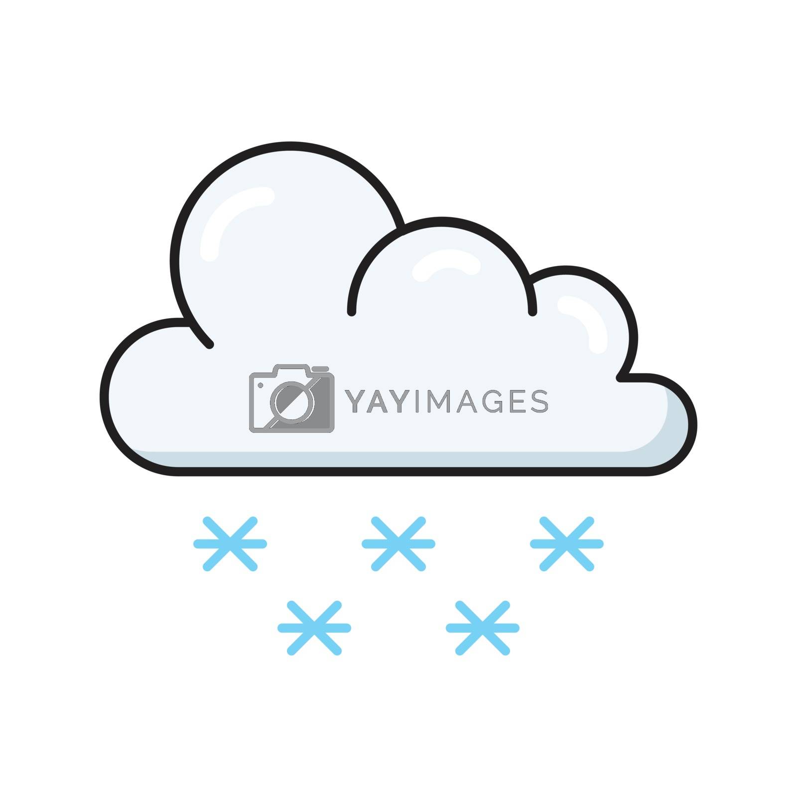 Royalty free image of snowflake by vectorstall