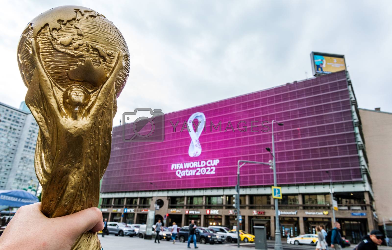 Royalty free image of World cup trophy by fifg