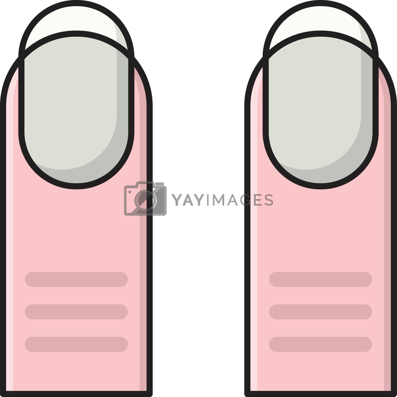 Royalty free image of finger  by vectorstall