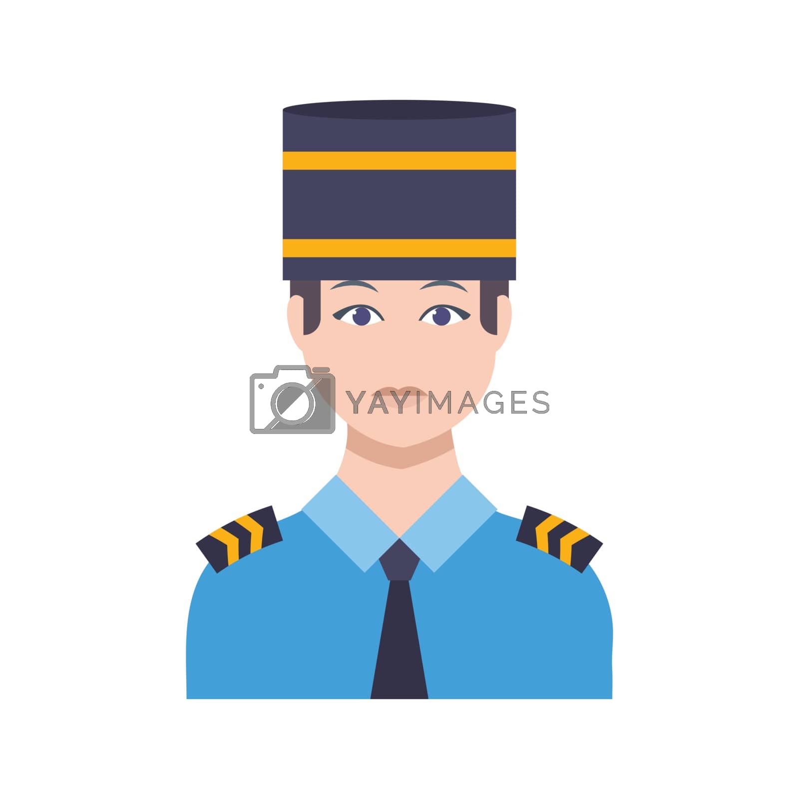 Royalty free image of officer by vectorstall