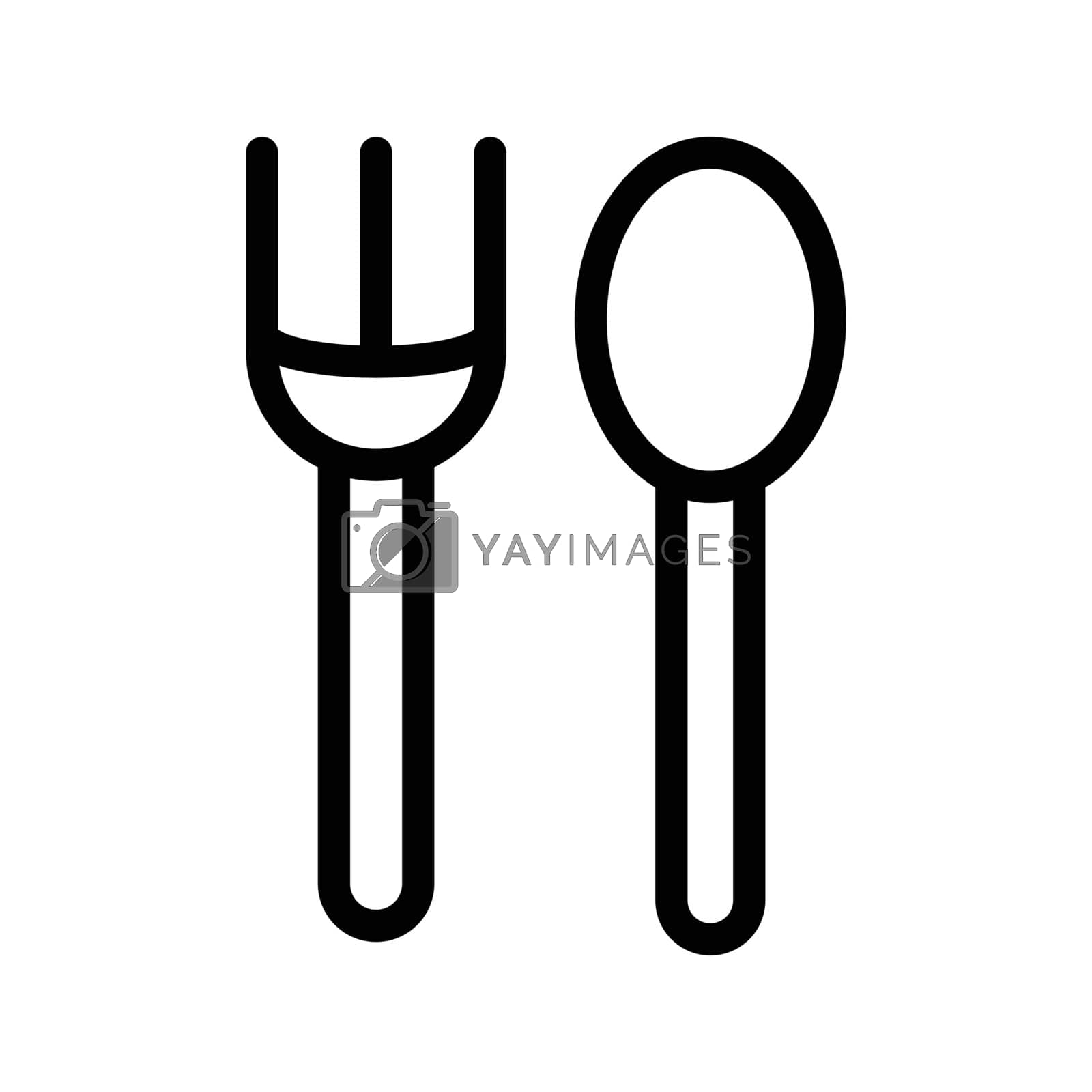 Royalty free image of fork by vectorstall