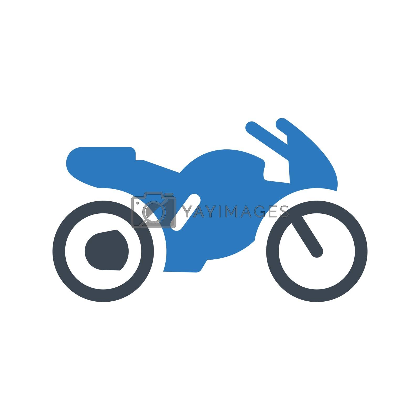 Royalty free image of motorcycle by vectorstall