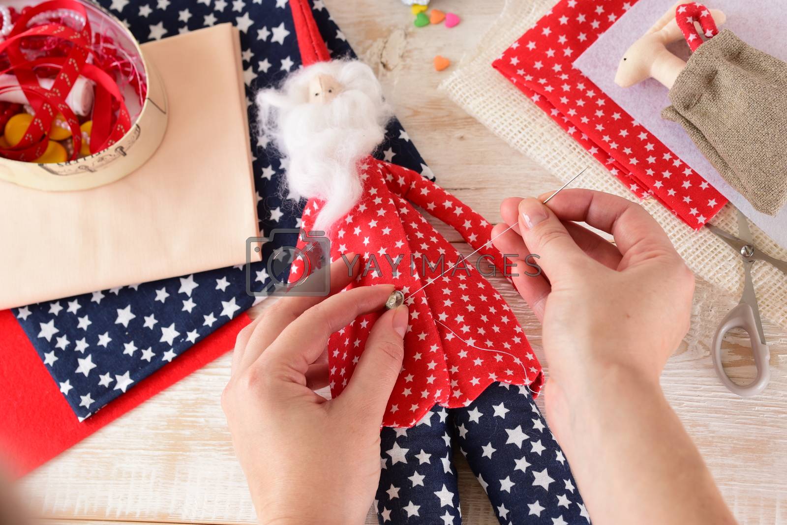 Royalty free image of Christmas crafts by Visual-Content