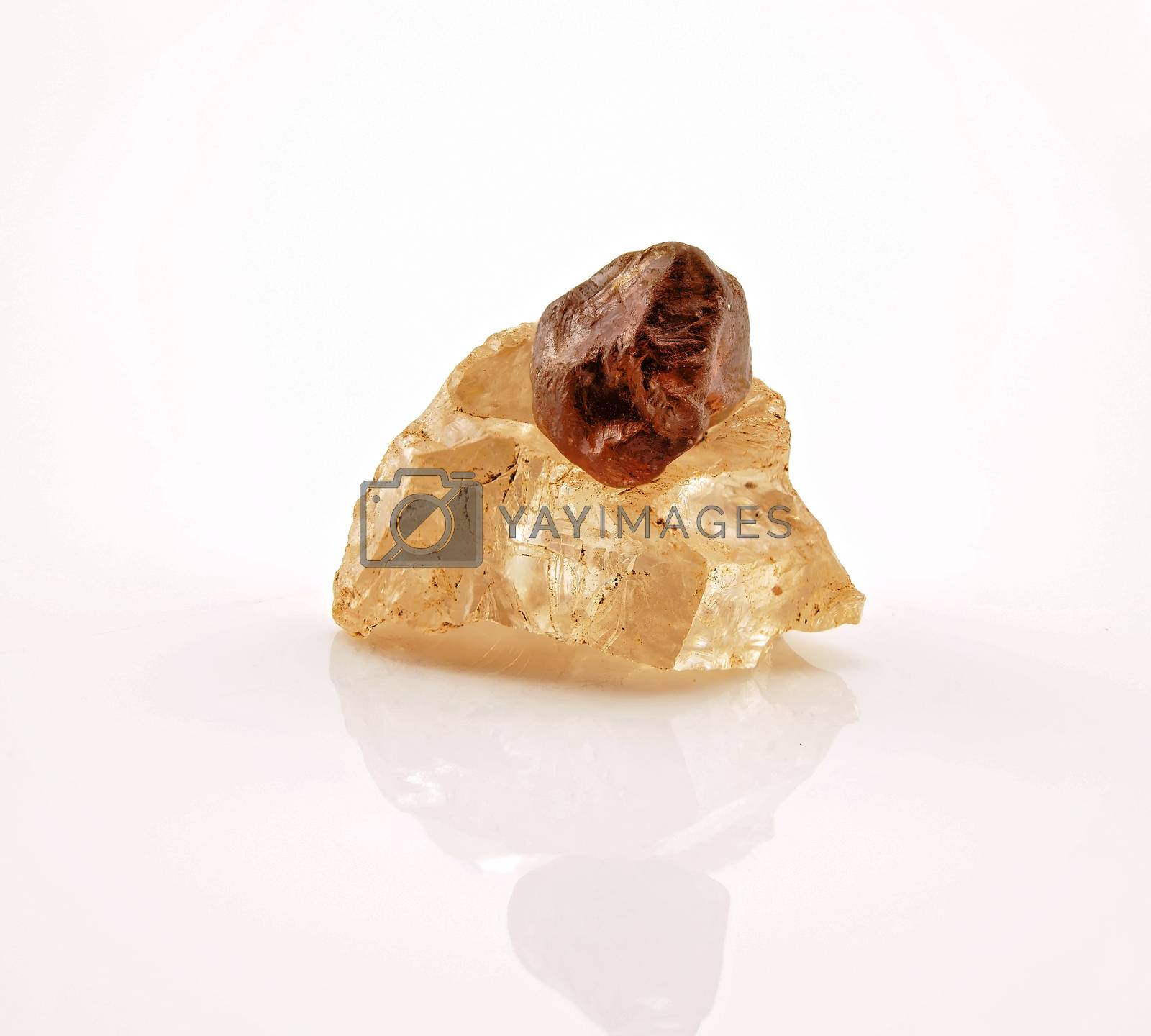 Royalty free image of Extreme Macro of Uncut Gemstones Five Millimeters In Height by 	JacksonStock