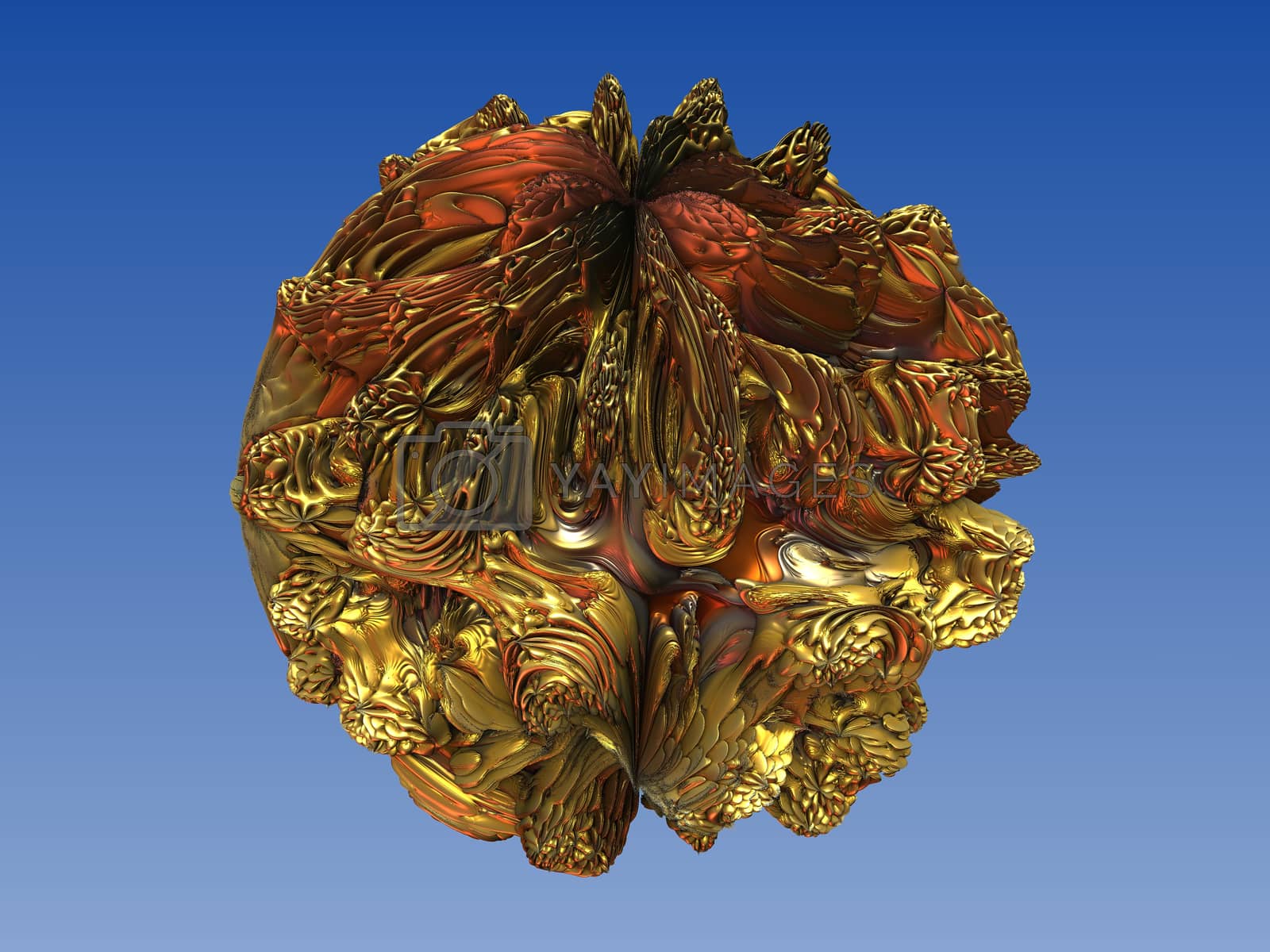 Royalty free image of Pictures of three-dimensional fractals by Dr-Lange