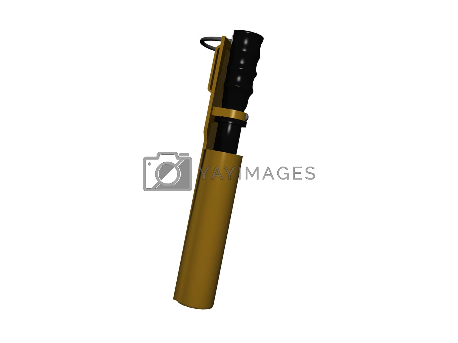 Royalty free image of Police truncheon in holster by Dr-Lange