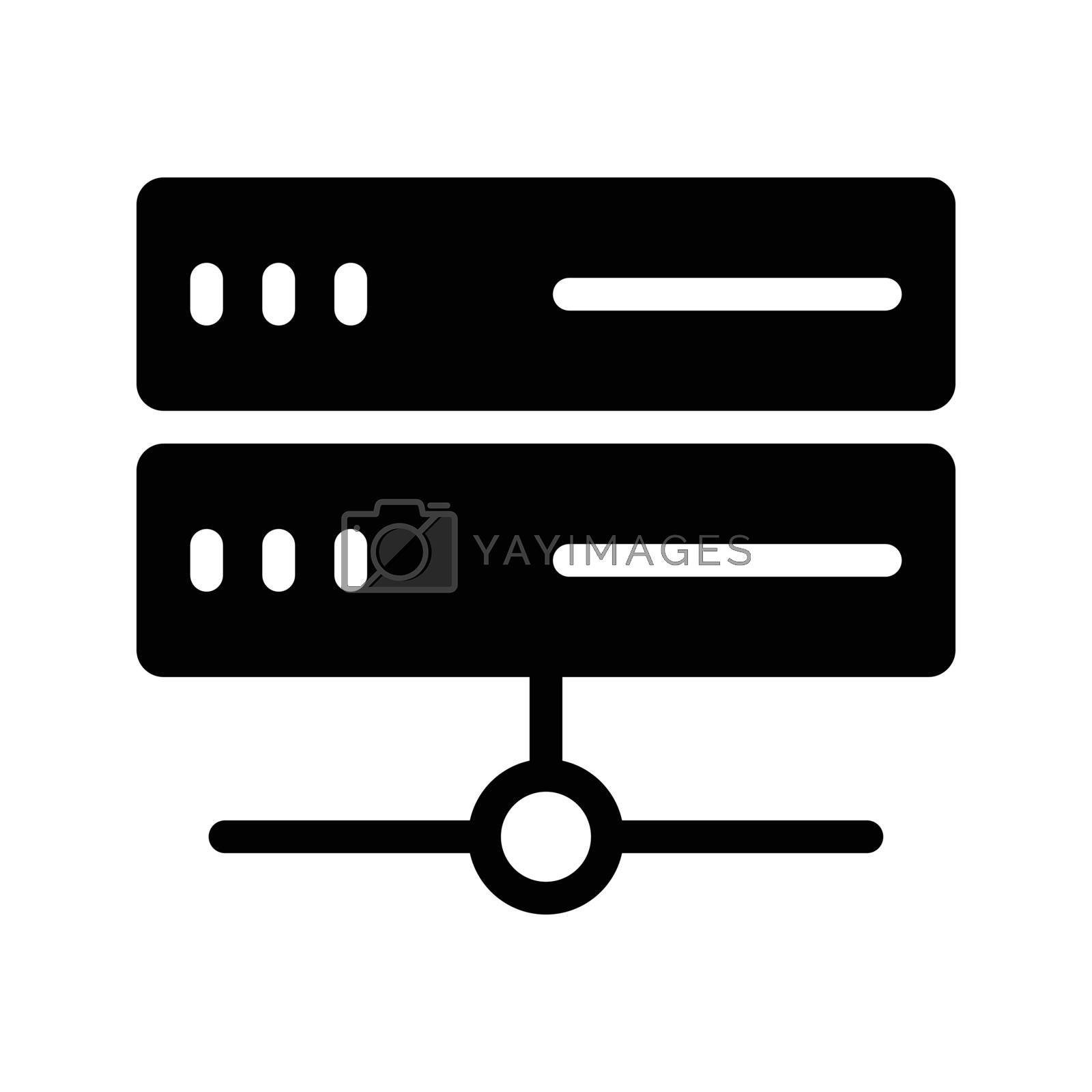 Royalty free image of server  by vectorstall