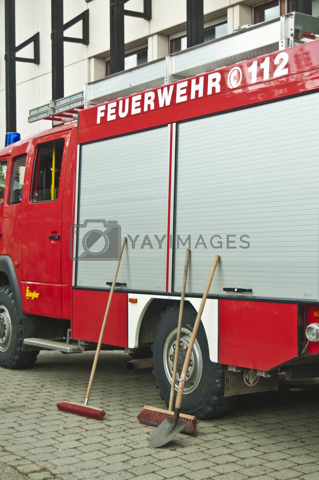 Royalty free image of german fire department by Jochen