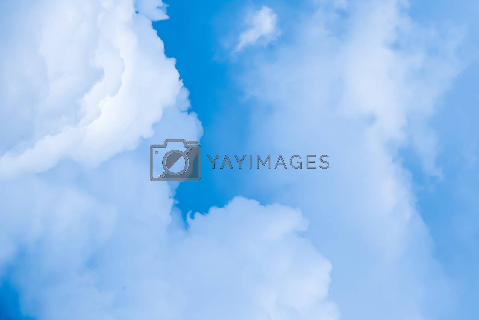 Royalty free image of Dreamy blue sky and clouds, spiritual and nature background by Anneleven