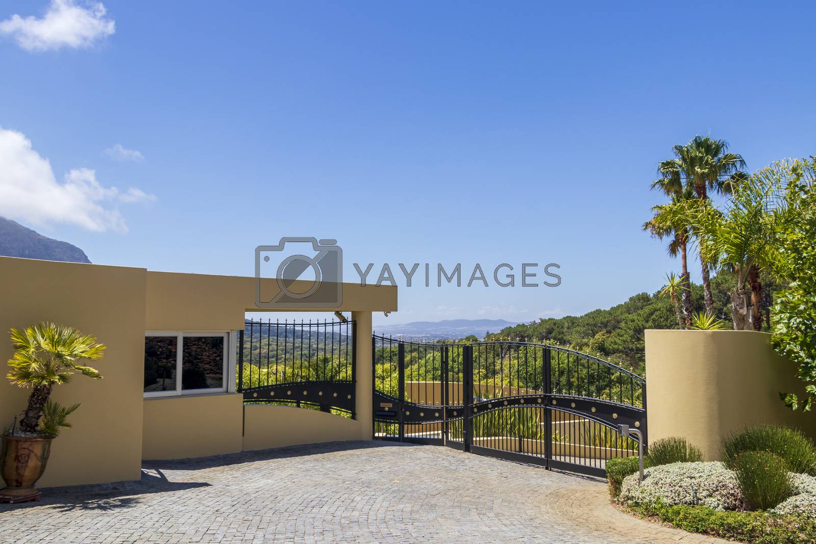 Royalty free image of Luxurious property house villa in Bishopscourt, Cape Town. by Arkadij