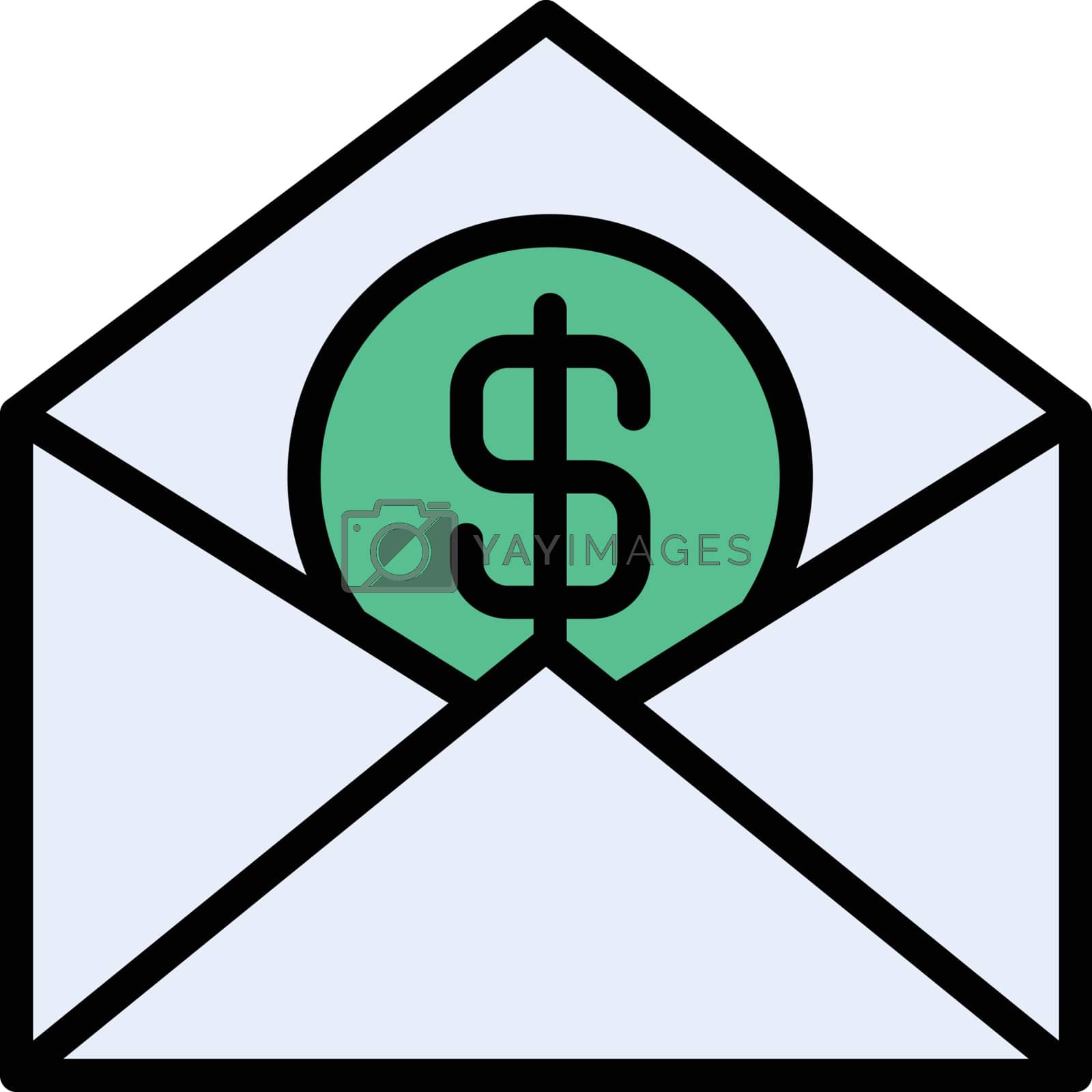 Royalty free image of envelope by vectorstall