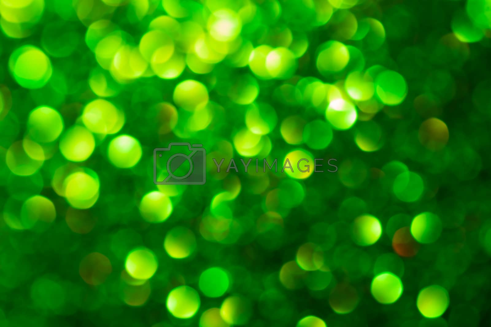 Royalty free image of Green lights abstract bokeh backdrop. Chrismas lights bokeh. by Eugene_Yemelyanov
