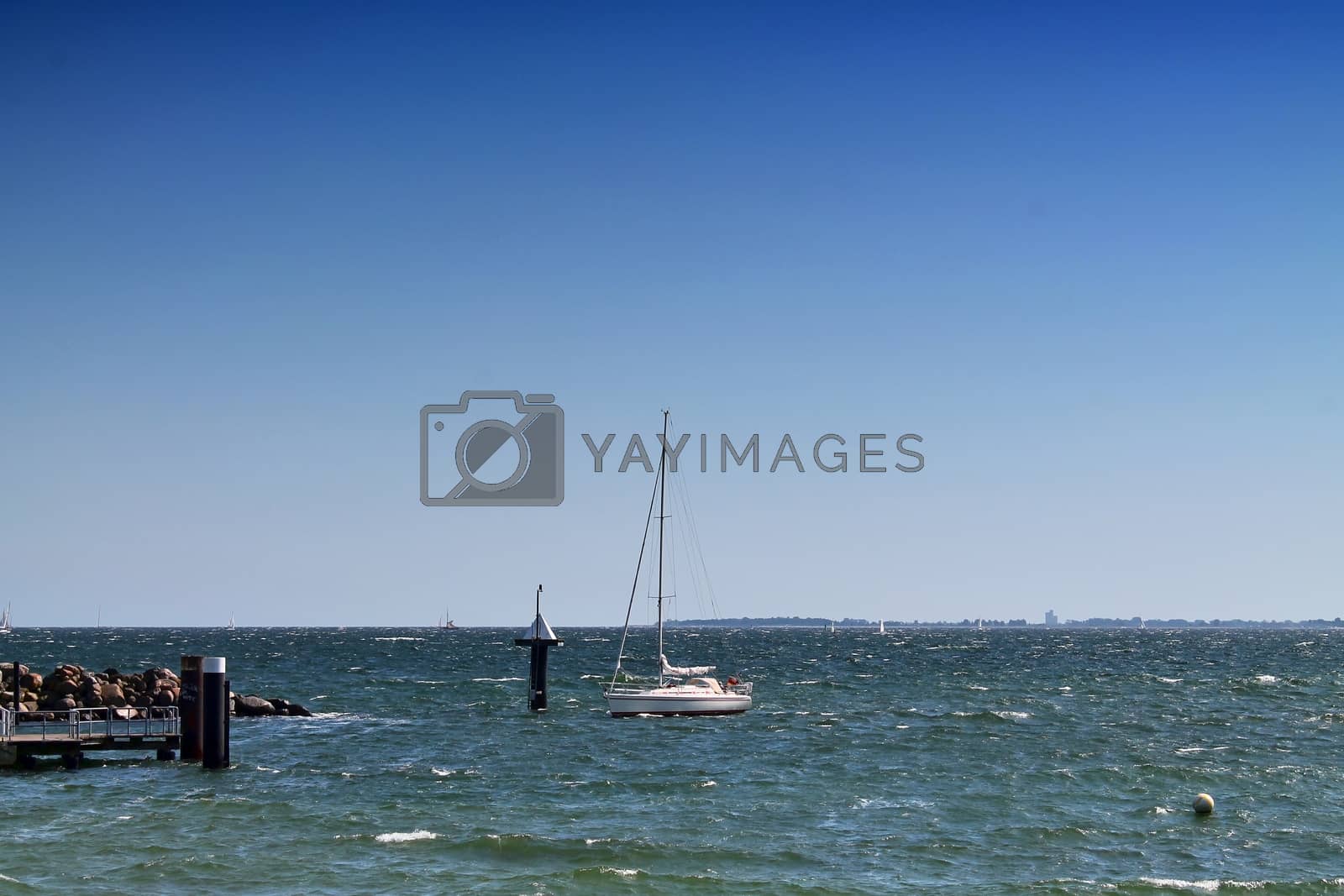 Royalty free image of Detailed close up view on water surfaces with ripples and waves  by MP_foto71