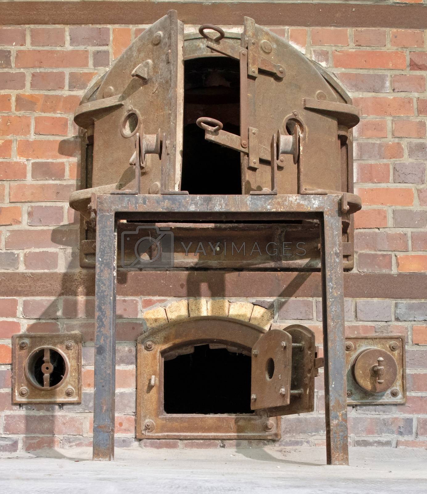Royalty free image of Dachau, Germany on july 13, 2020: Oven in the crematorium at the by michaklootwijk