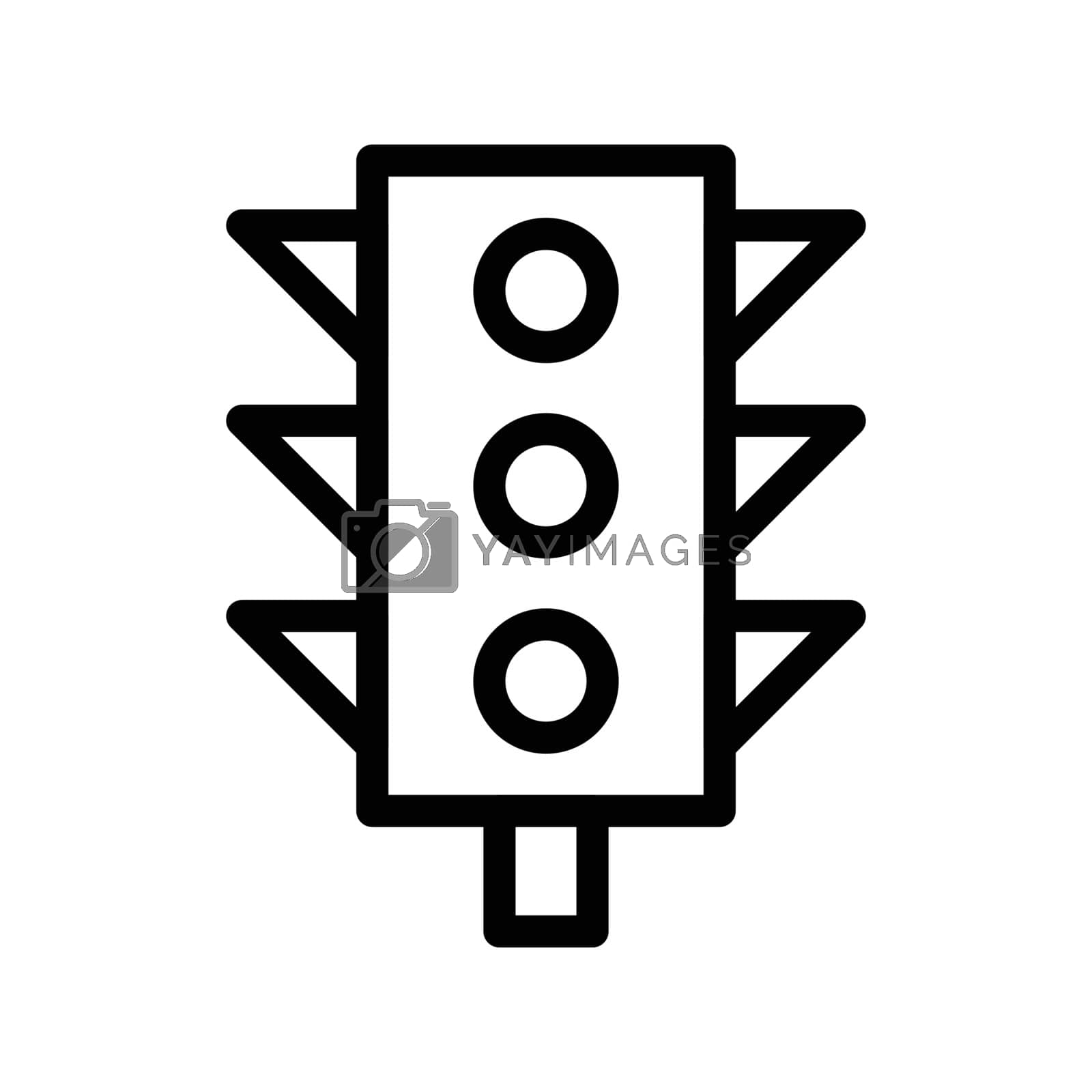 Royalty free image of traffic by vectorstall