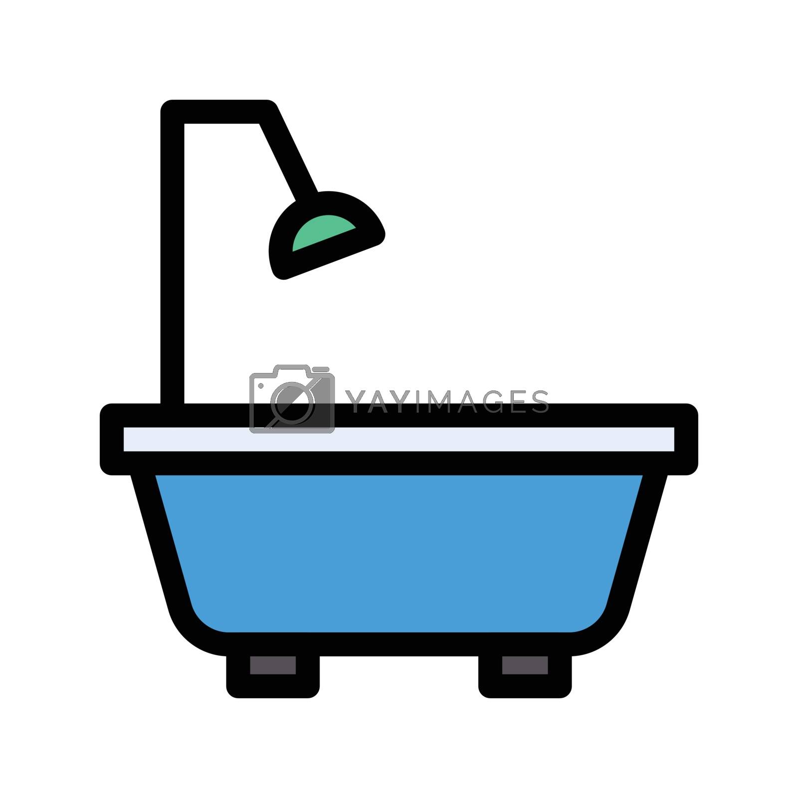 Royalty free image of tub  by vectorstall