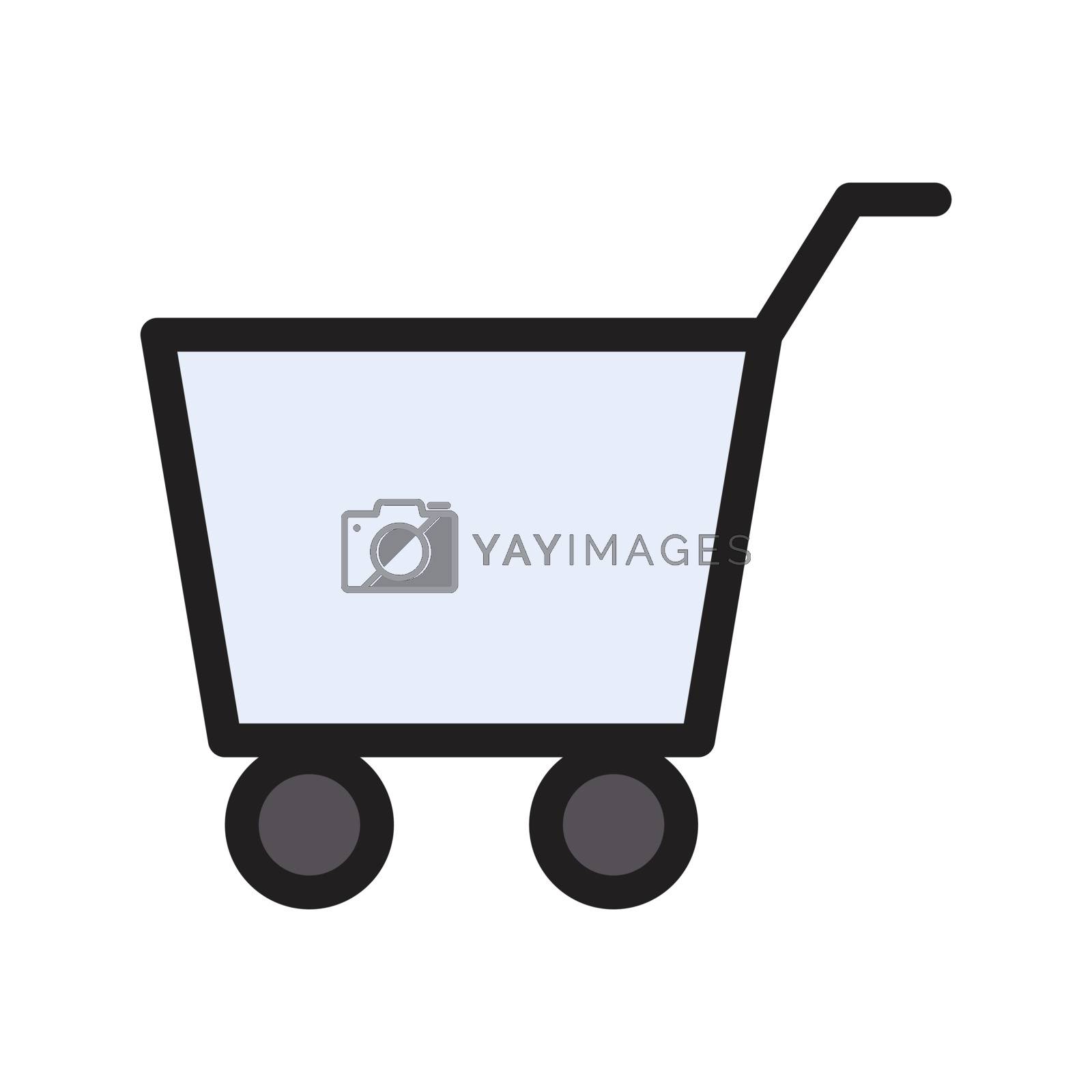 Royalty free image of trolley by vectorstall