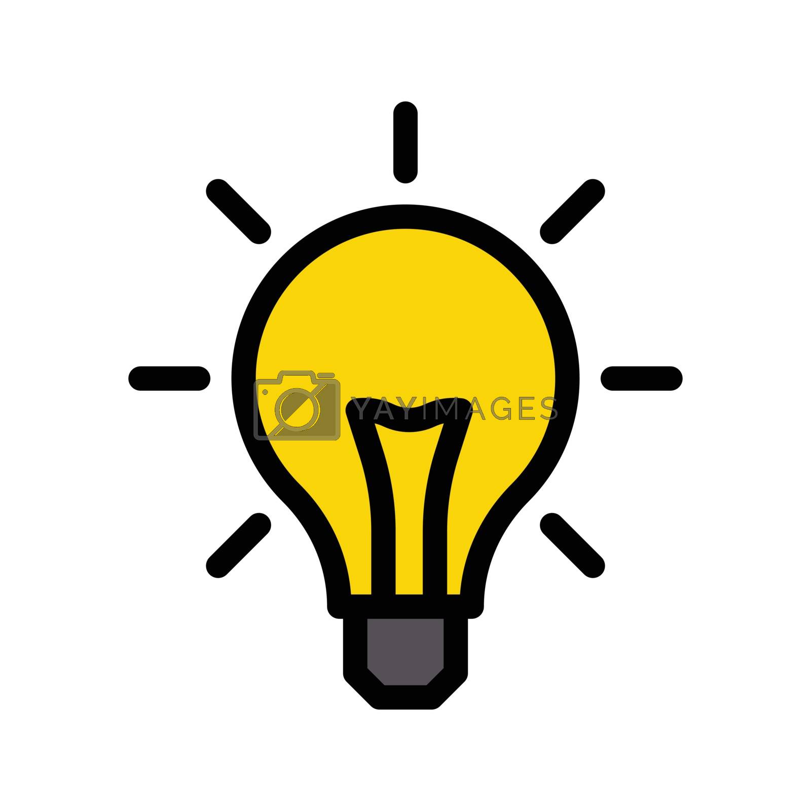 Royalty free image of bulb  by vectorstall