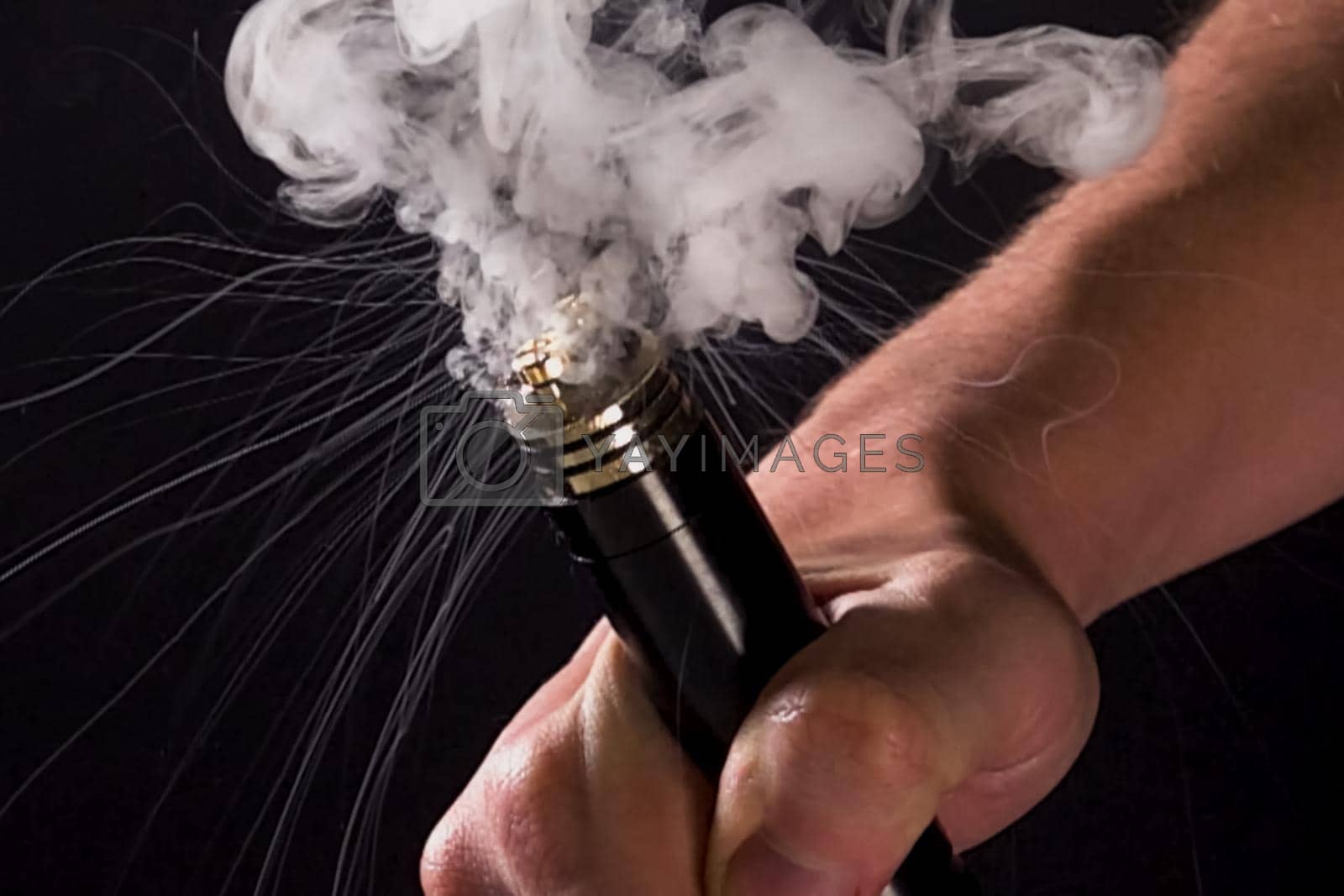 Royalty free image of Smoke from the veep. Its like a steaming veep. by DePo