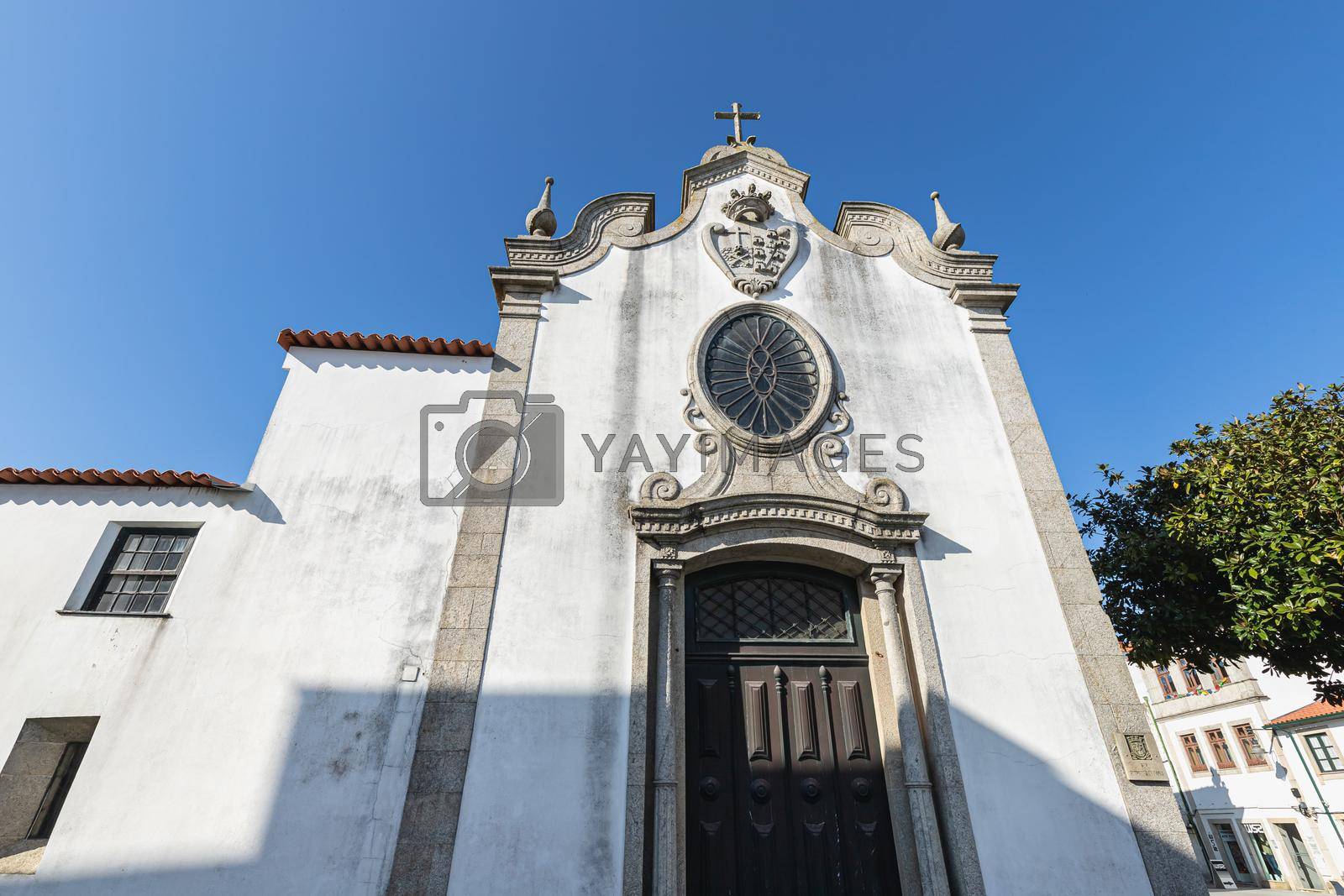 Royalty free image of Architectural detail of the Church of Mercy in Esposende, Portugal by AtlanticEUROSTOXX
