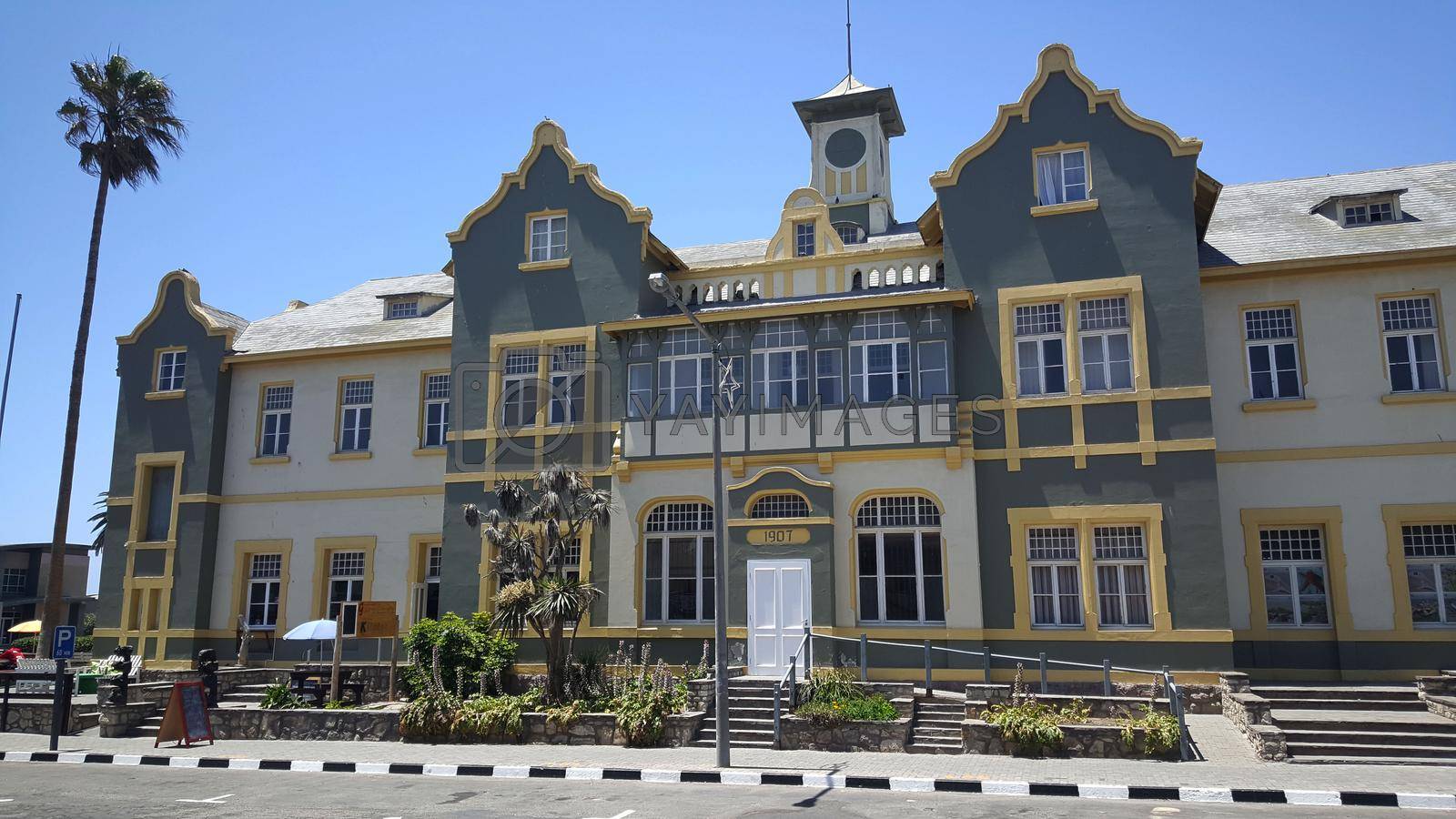 Royalty free image of Houses in Swakopmund a coastal city  by traveltelly