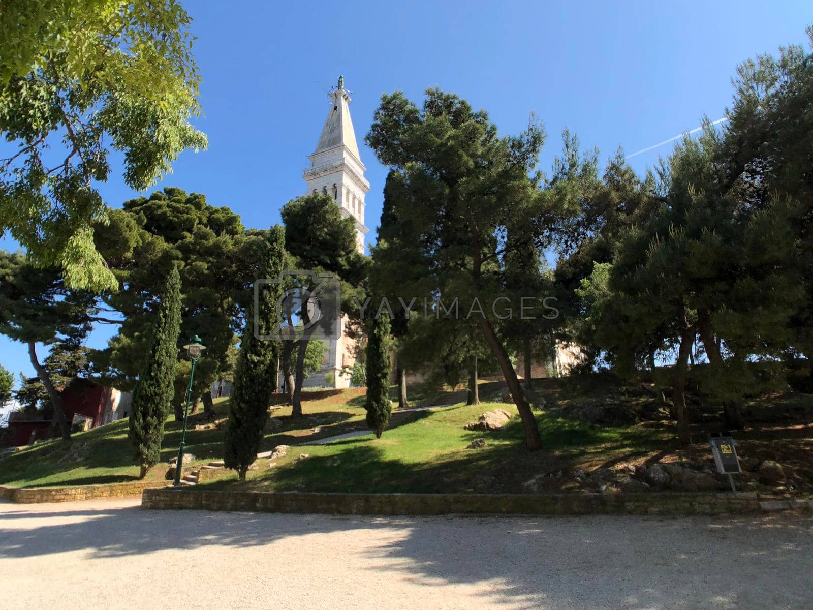 Royalty free image of The Church of St. Euphemia in Rovinj  by traveltelly