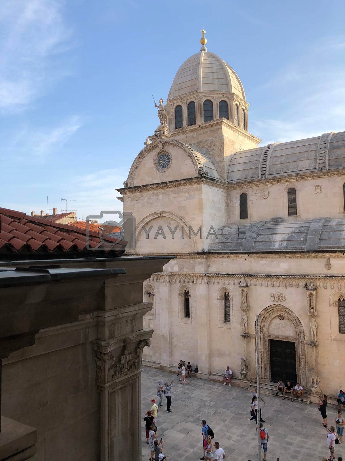 Royalty free image of The Cathedral of St. James in Sibenik by traveltelly
