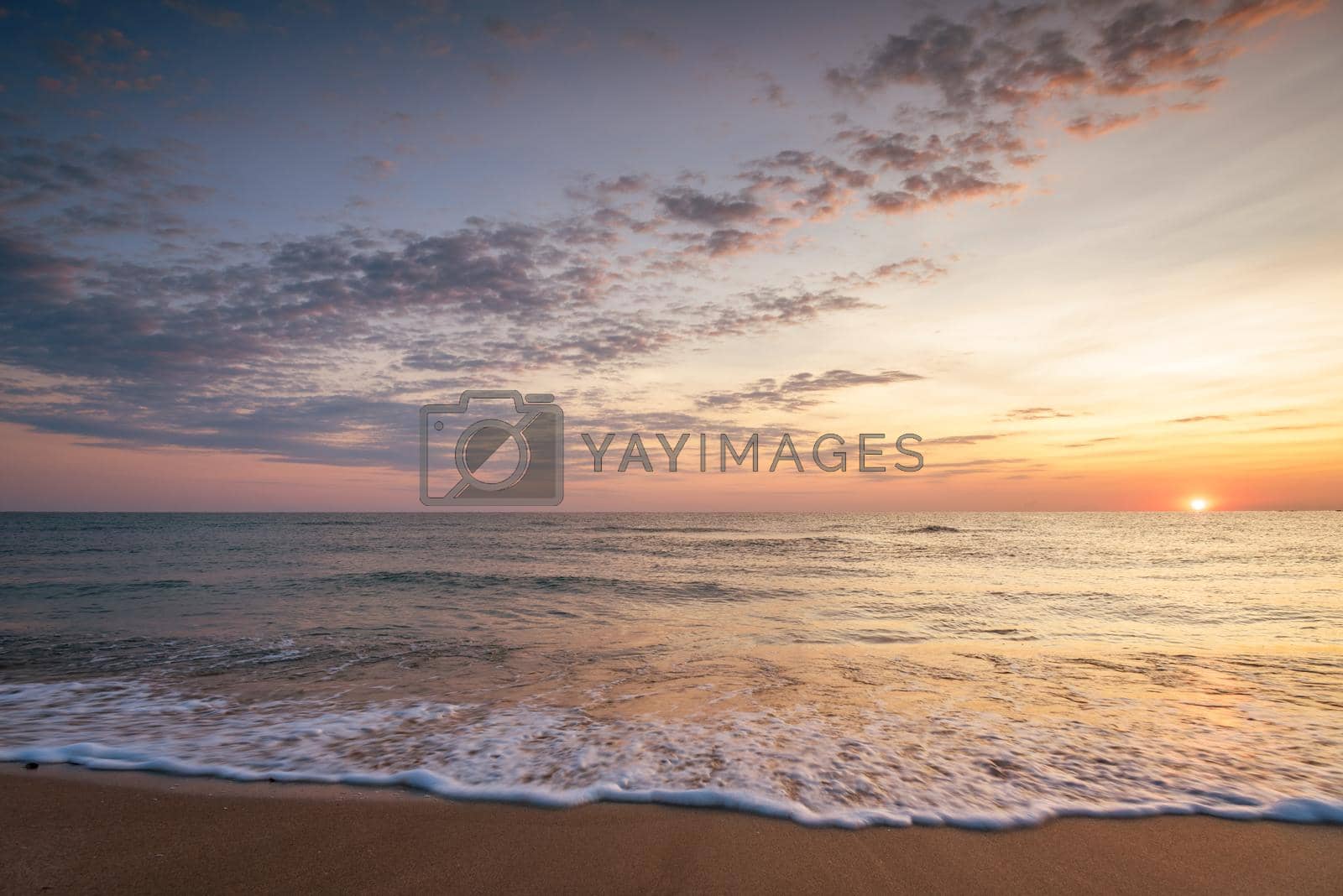 Royalty free image of Beautiful tropical sunrise on the beach by ba11istic