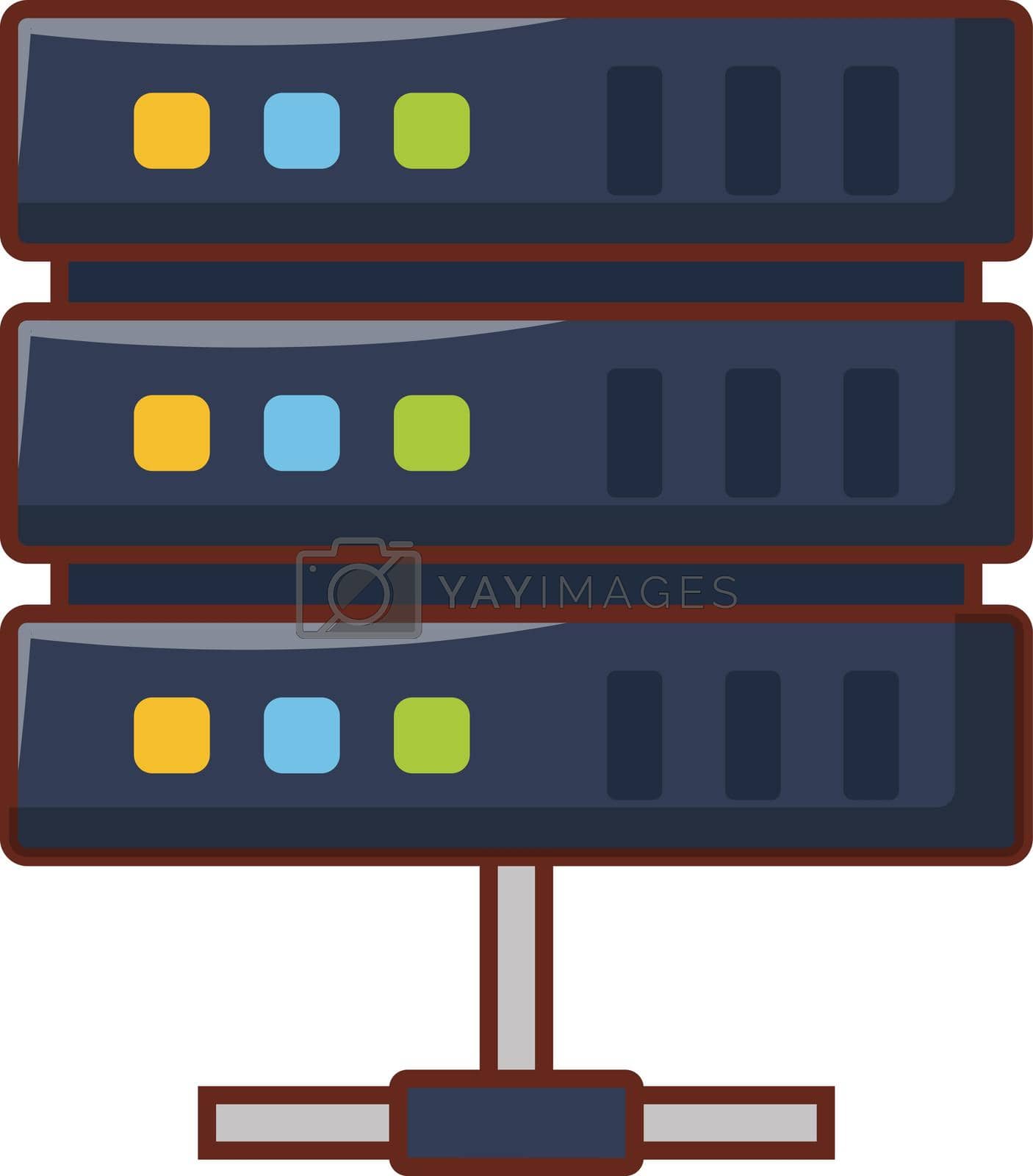 Royalty free image of server by vectorstall