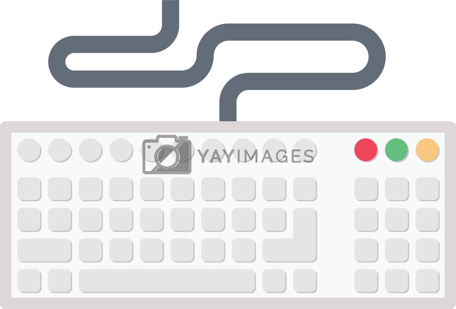 Royalty free image of keyboard by vectorstall