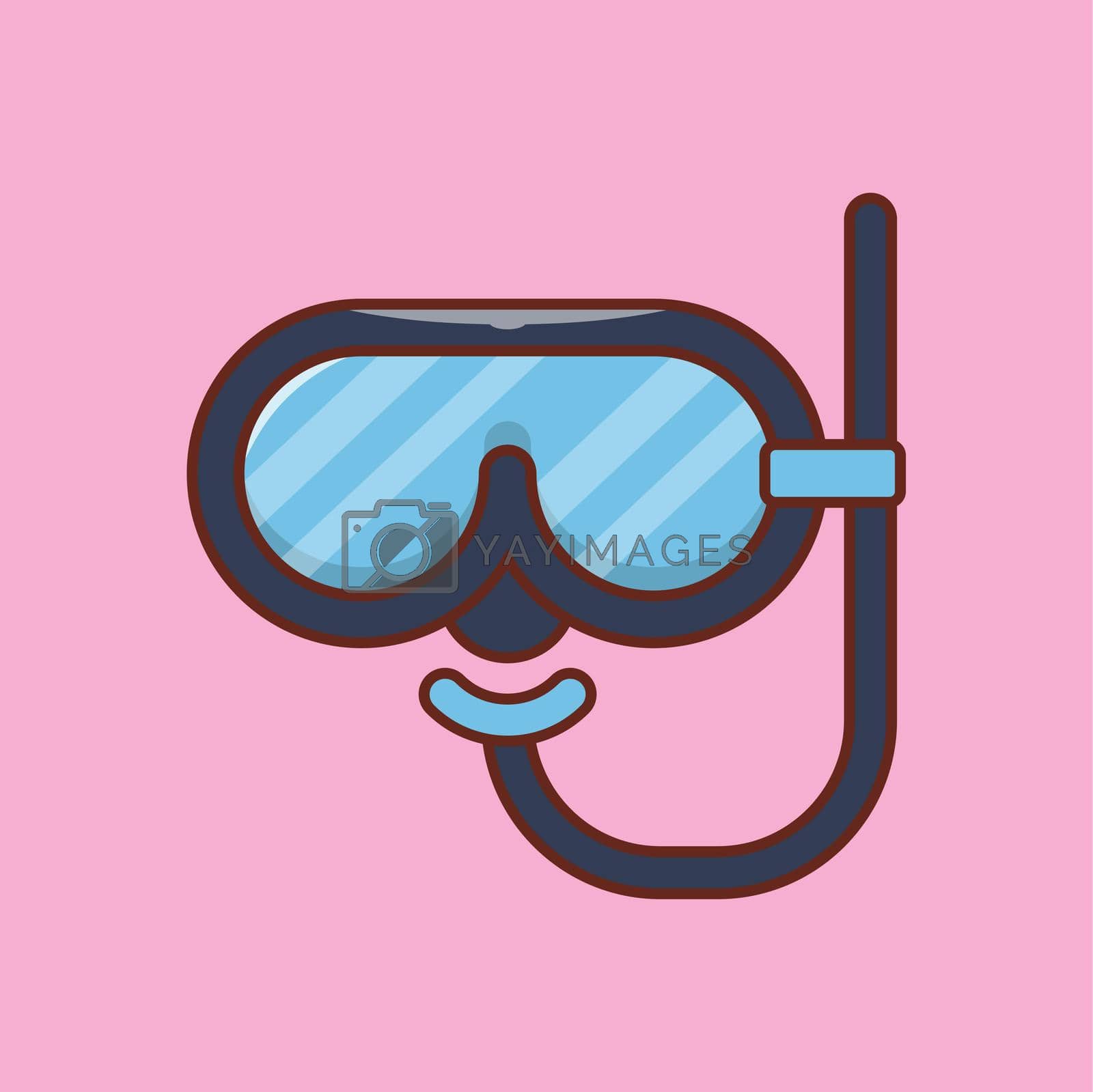 Royalty free image of snorkel by vectorstall