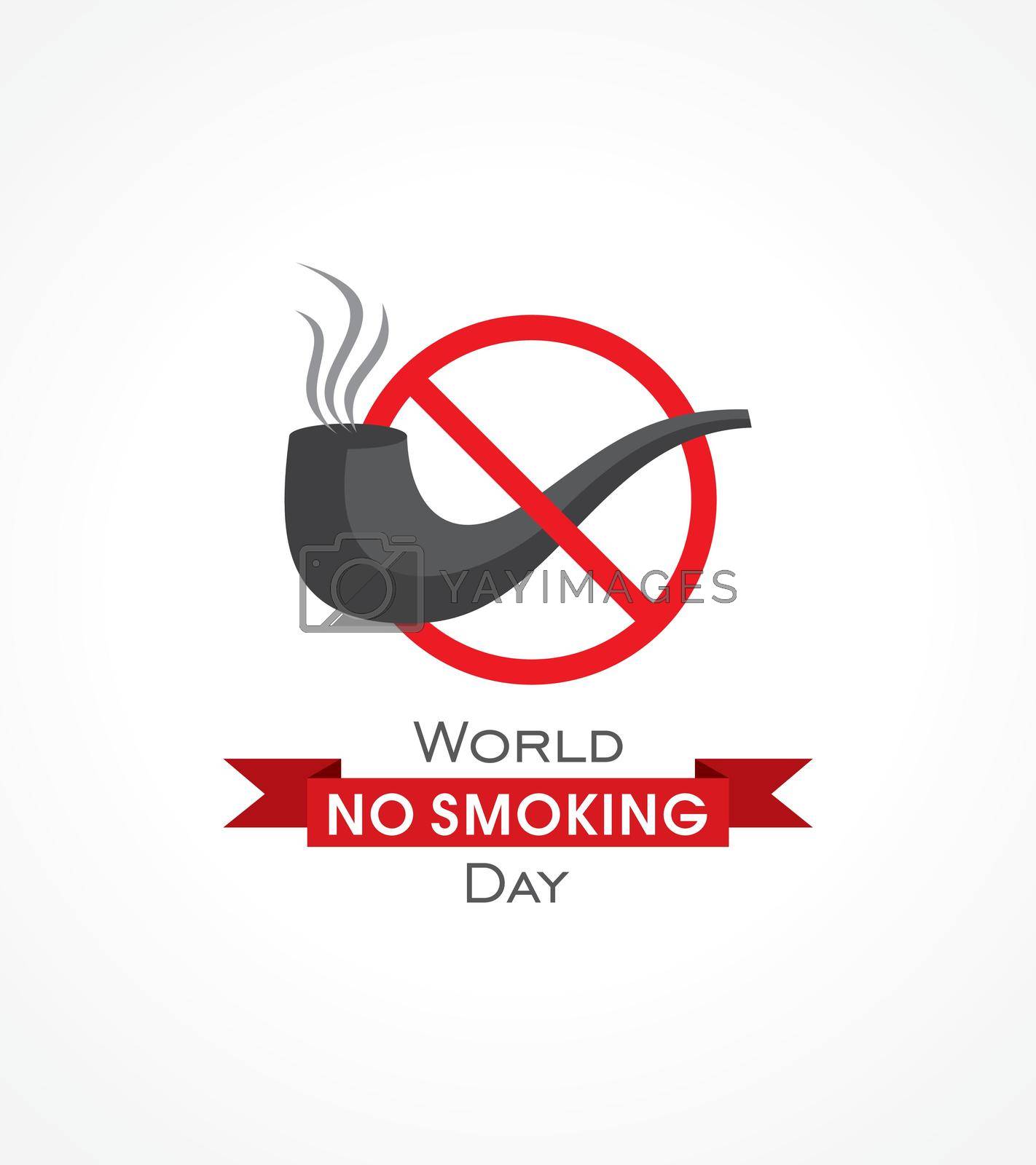 Royalty free image of World No Smoking day observed on second Wednesday of march by graphicsdunia4you